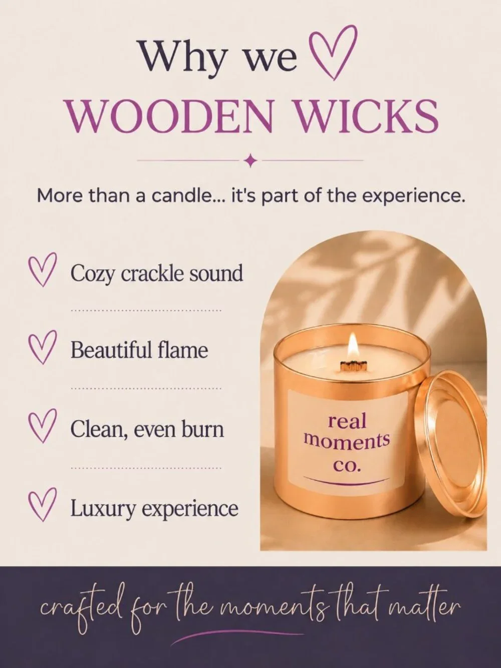 Quiet Strength Candle,  Black Amber & Lavender, Self Candle Gift Set